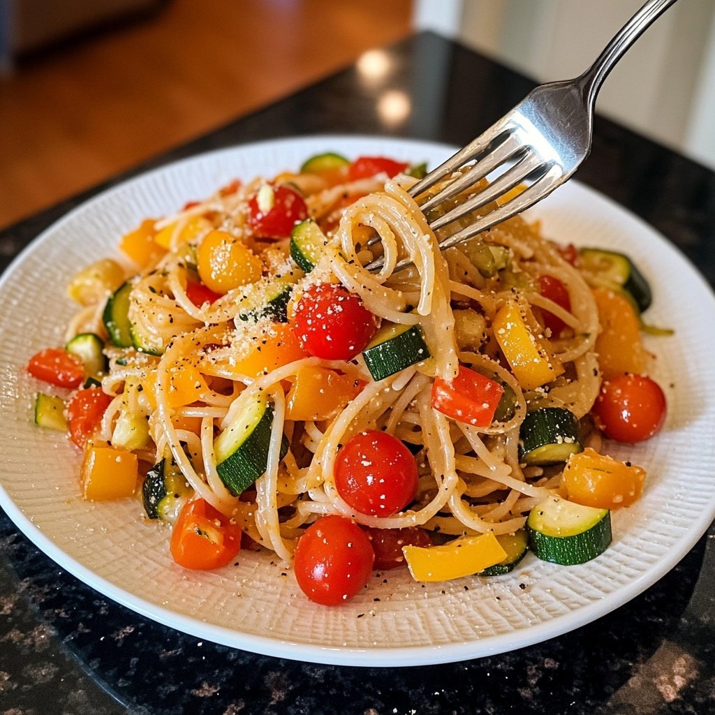 Simple Veggie Pasta Primavera Recipe