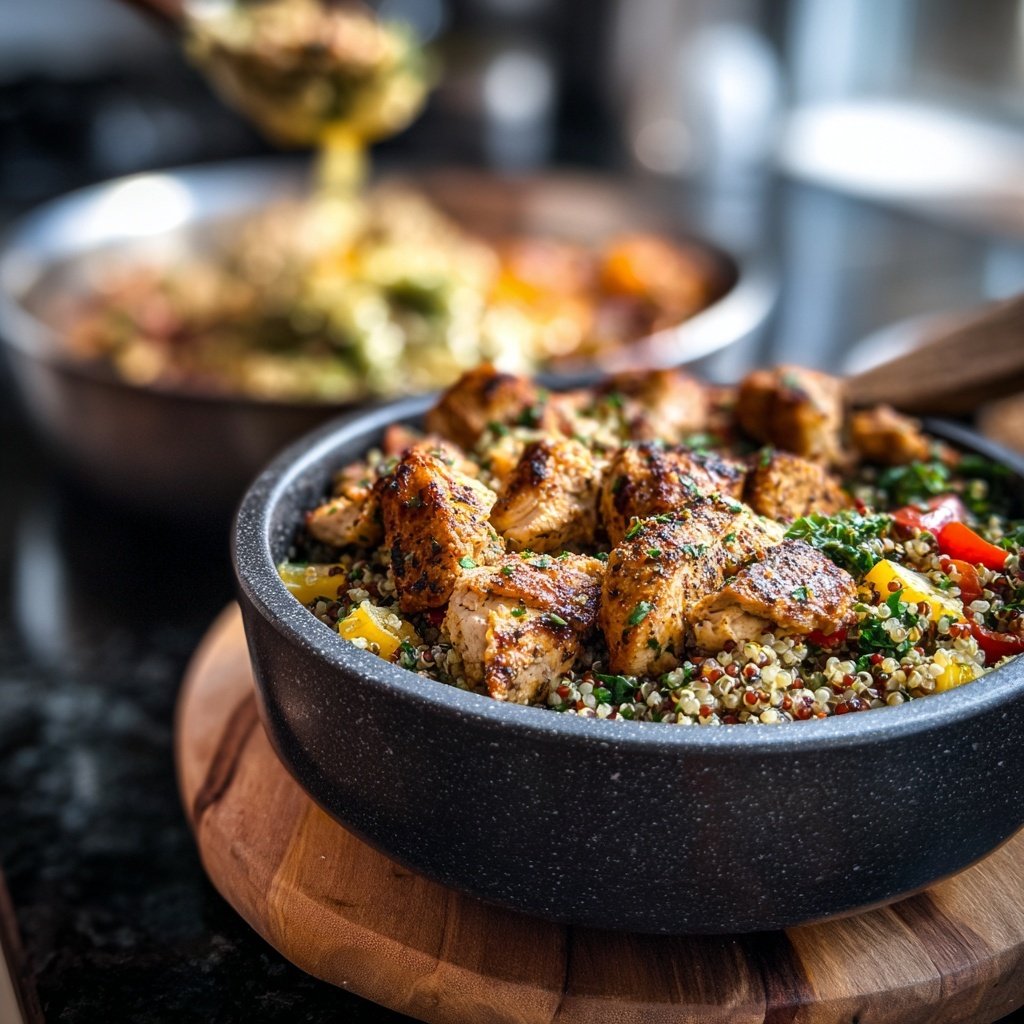 High Protein Chicken Meal Prep Bowls