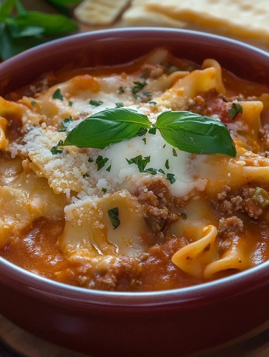Creamy Lasagna Soup