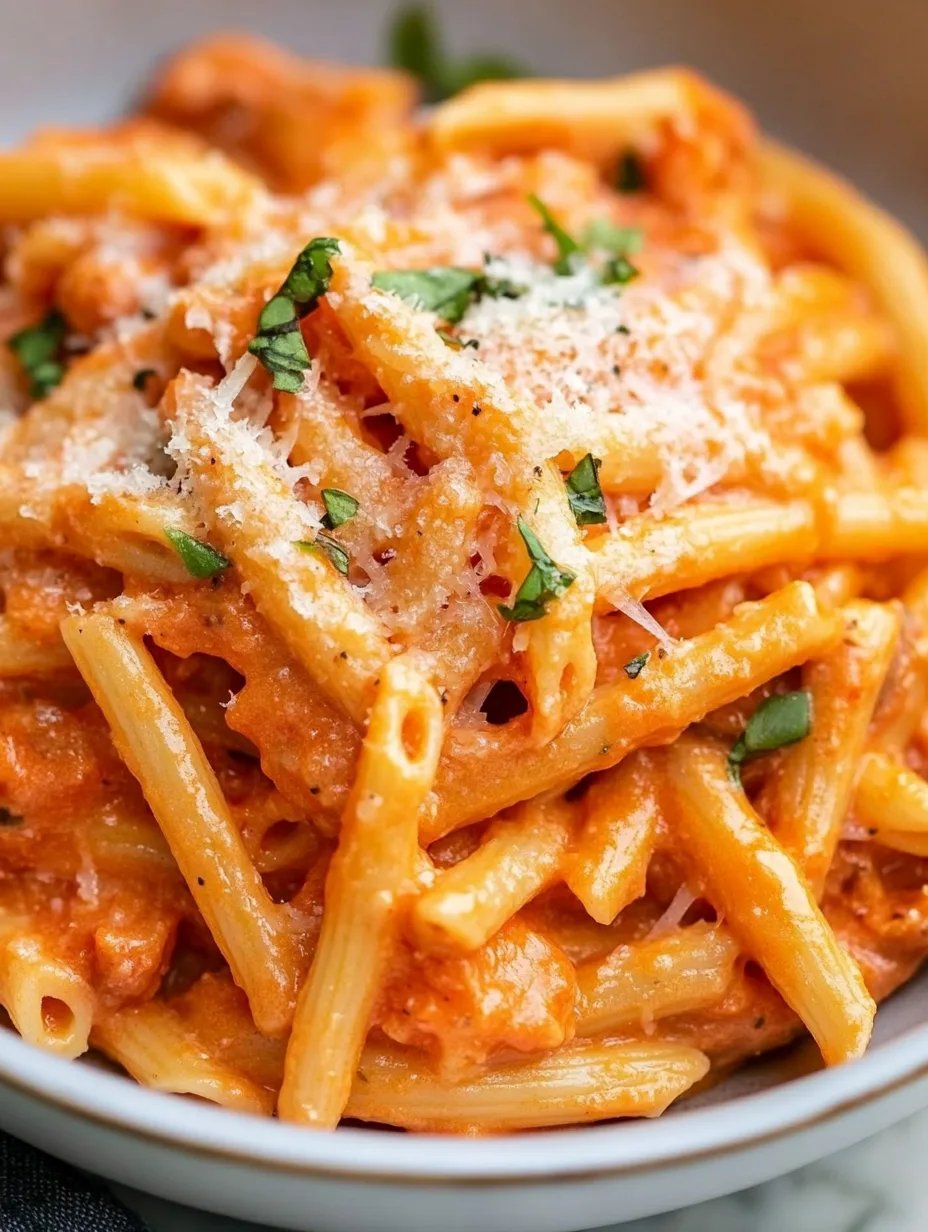 Super Easy Creamy Tomato Pasta