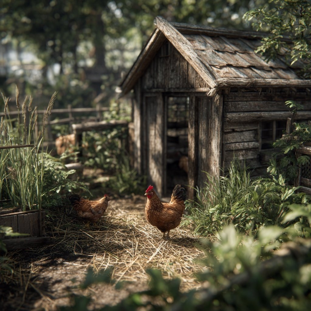 Secure Chicken Run Enclosure