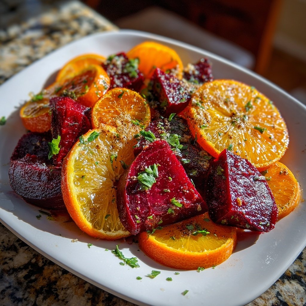 Roasted Beet and Orange Salad