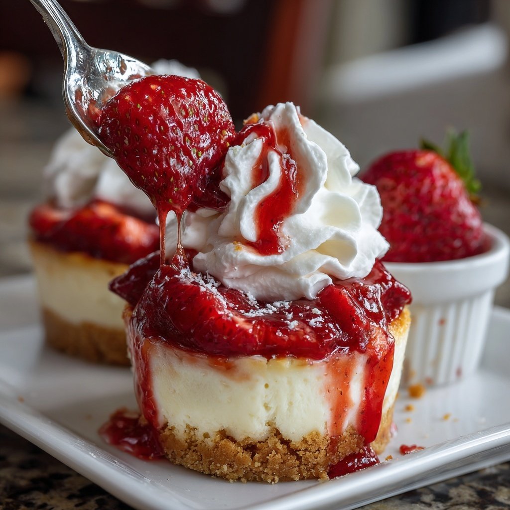 Strawberry Cheesecake Cups