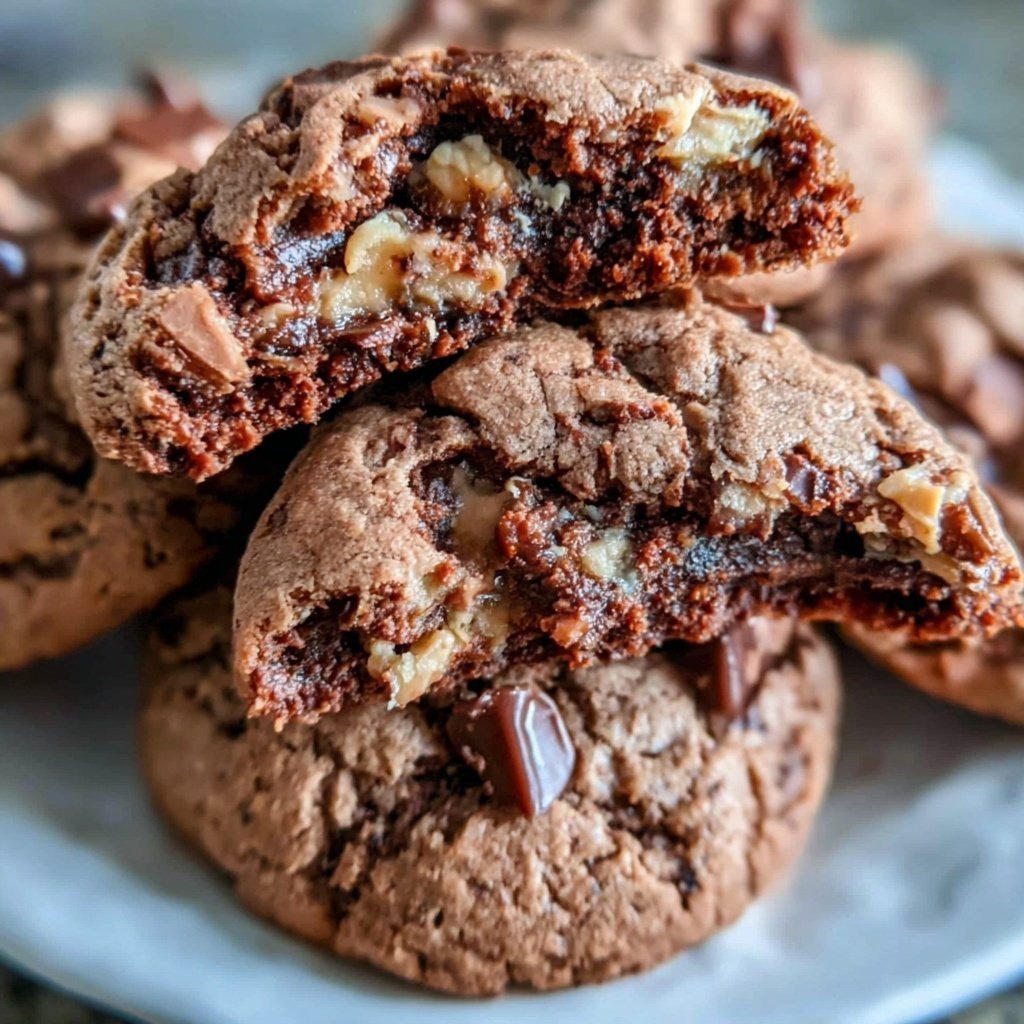 Brownie Mix Peanut Butter Cookies
