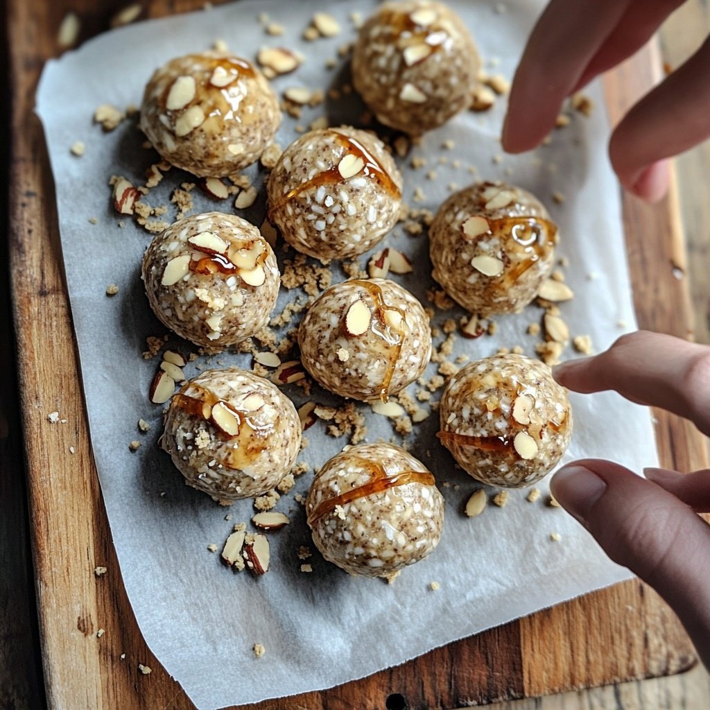 Vanilla Almond Protein Balls