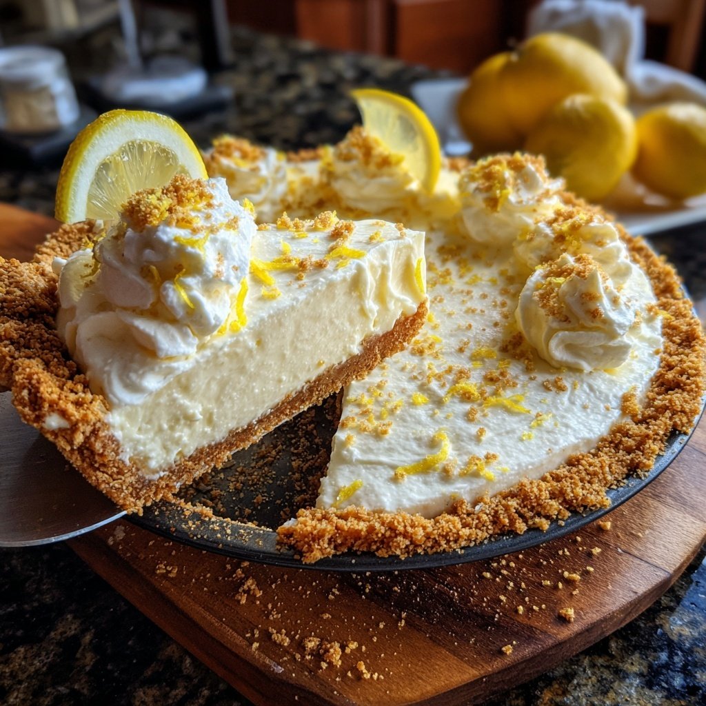 Limoncello Lemon Cream Pie