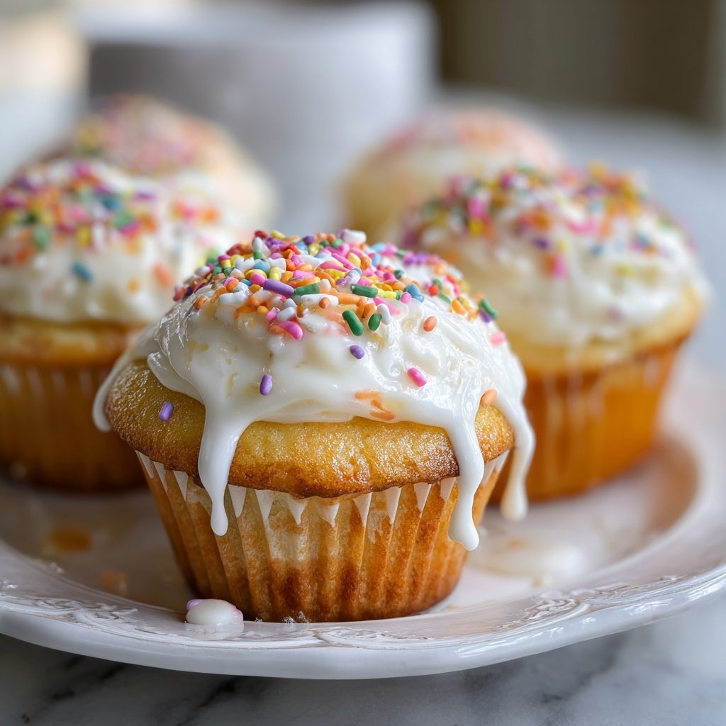 Vanilla Cream Filled Cupcakes