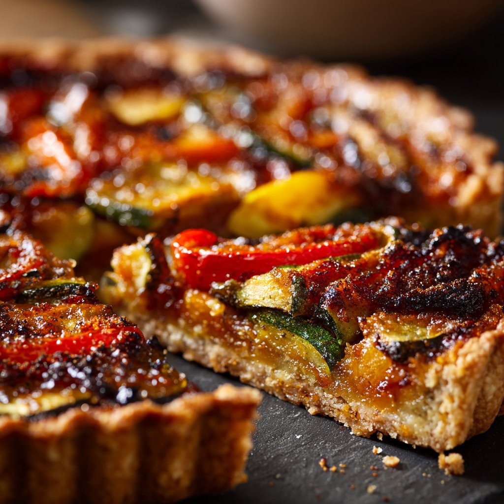 Romantic Roasted Vegetable Tart