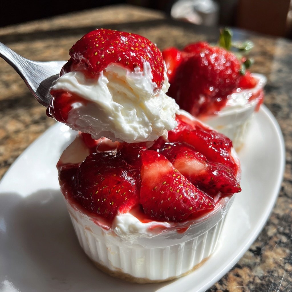 Strawberry Yogurt Breakfast Cups