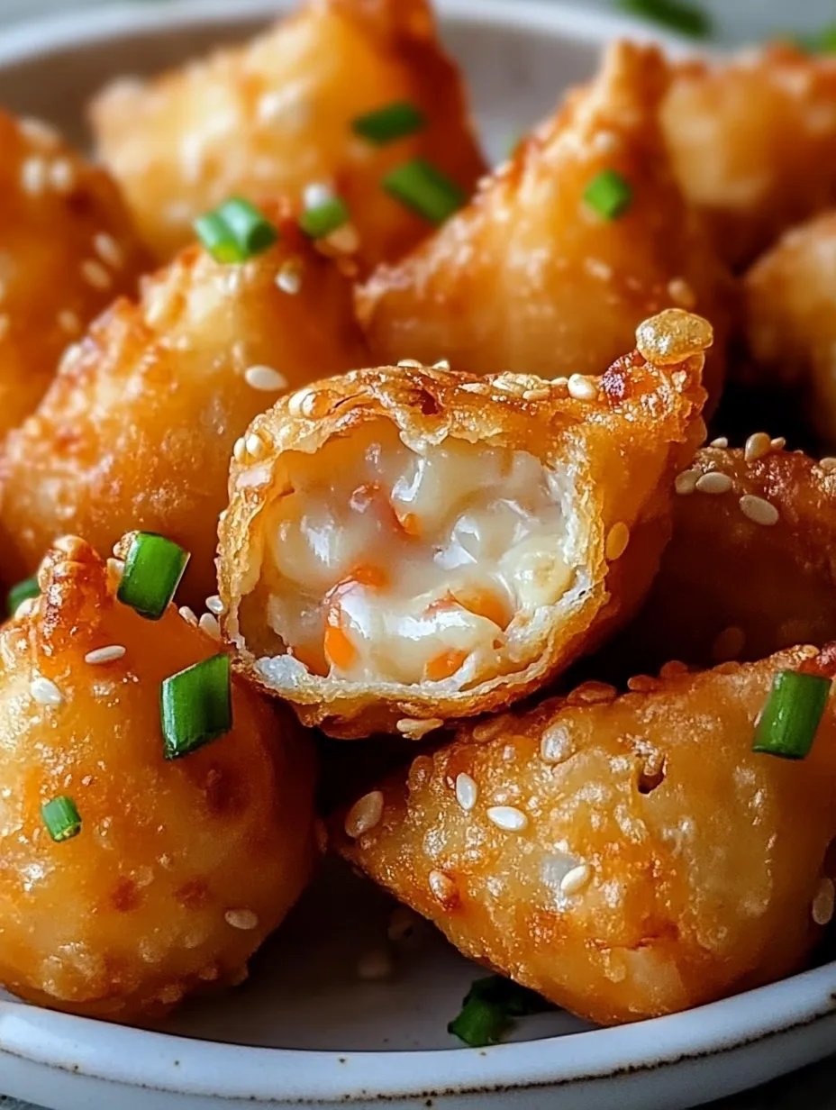 Crispy Crab Rangoon Bombs with Creamy Filling