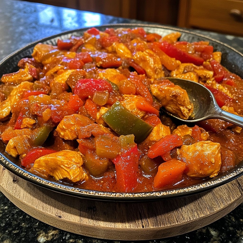 Cozy Crockpot Chicken Cacciatore