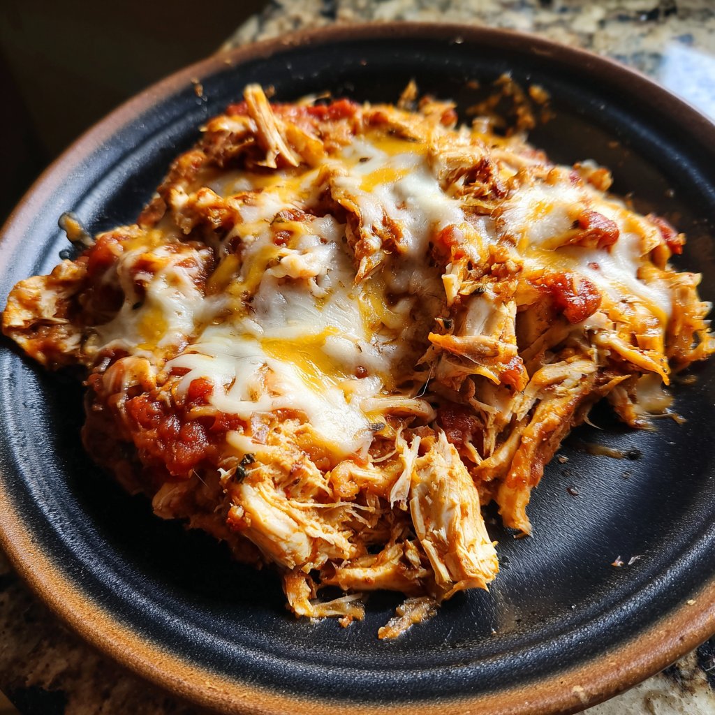 Family-Favorite Crockpot Chicken Enchilada Filling
