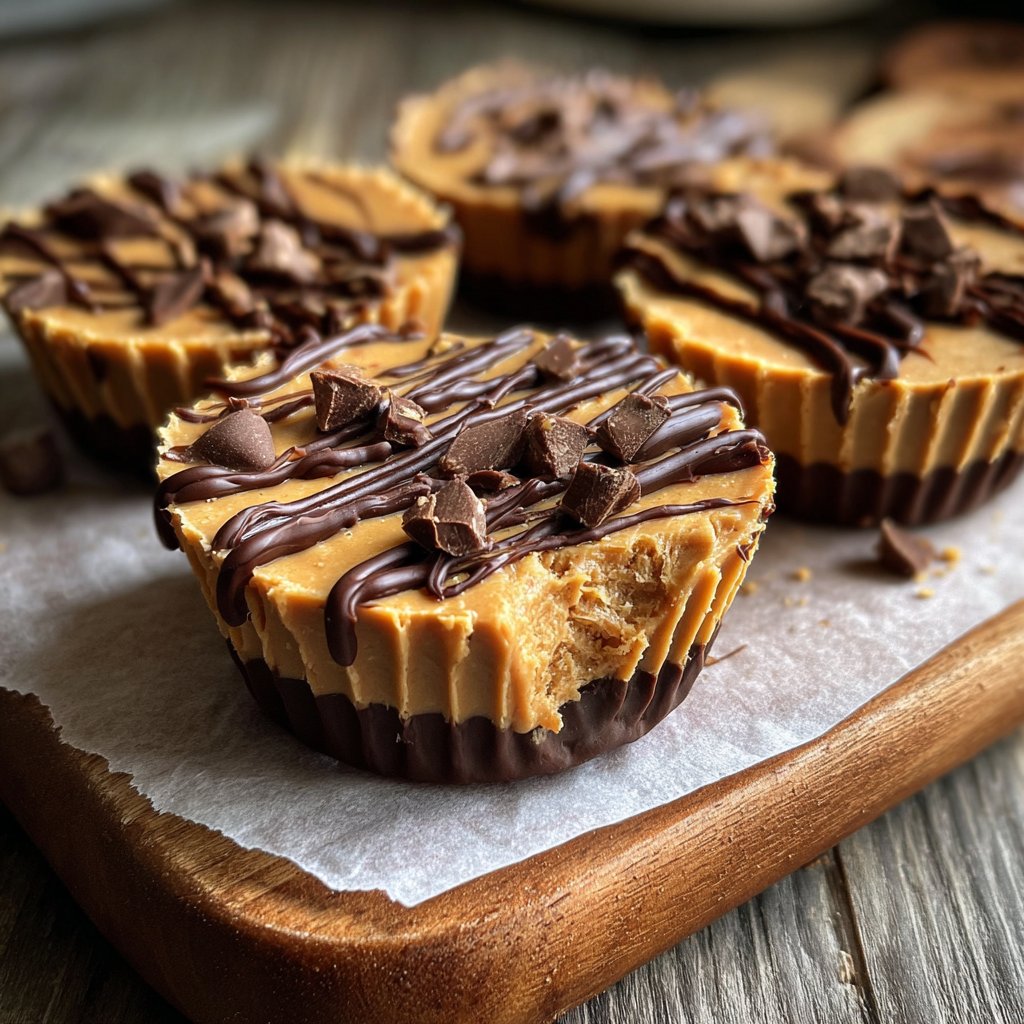 Homemade Reese’s Cups Vegan Style
