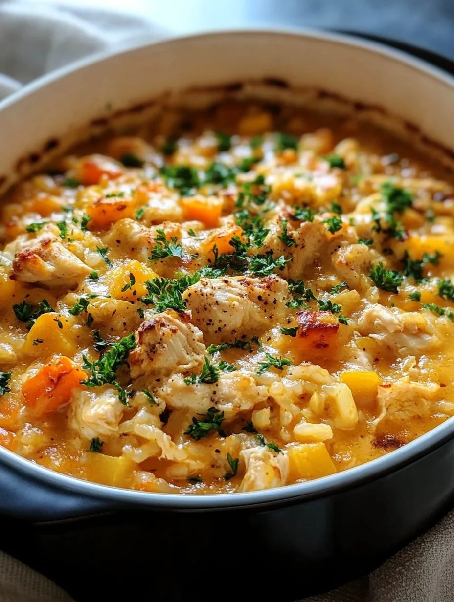 Comforting Chicken Rice Casserole for Easy Dinners